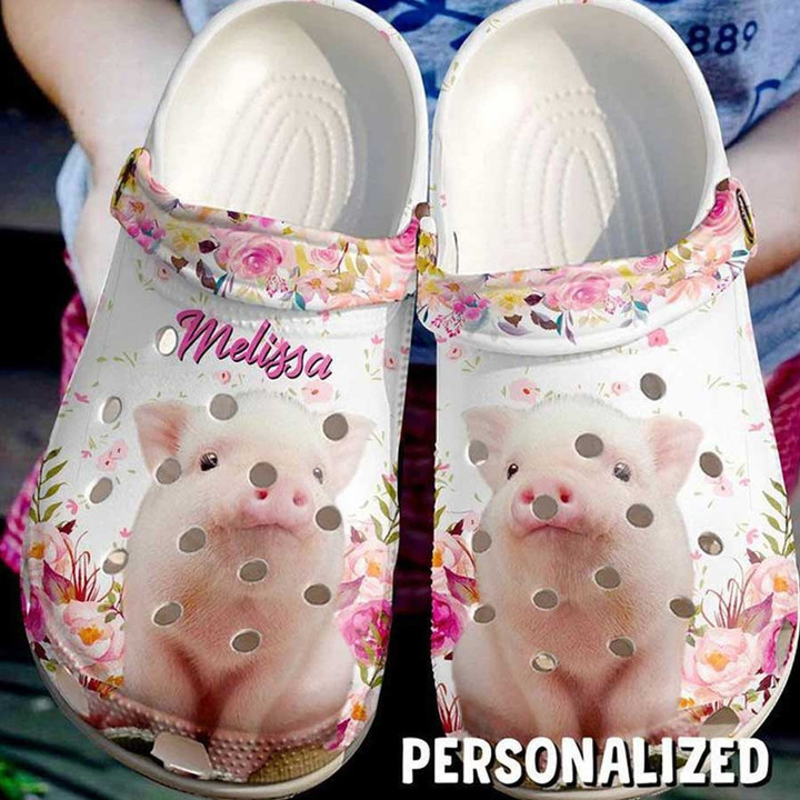 Farmer Personalized Cute Pig Crocs Clogs Shoe for Pig Lovers