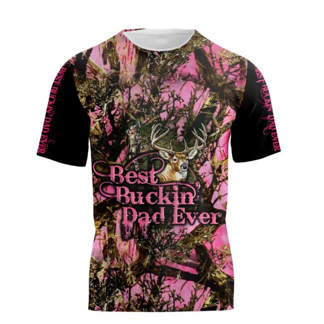 Best Buckin’ Dad Ever 3D All Over Printed Tee Shirts 3D Hoodie For Hunting Dad, Father'S Day Gifts For Hunter