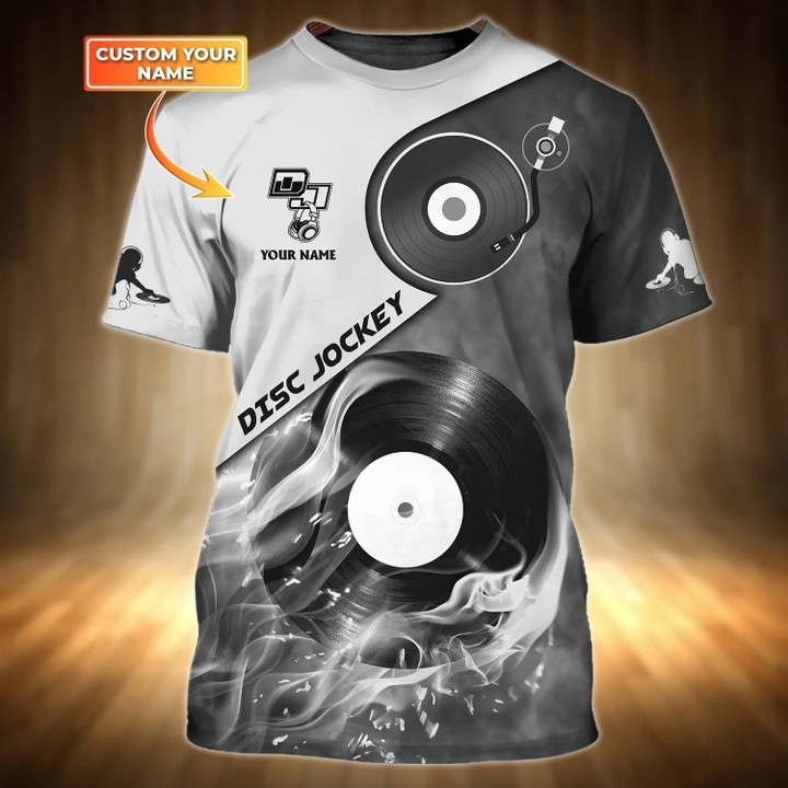 Personalized 3D Full Printed Disc Jockey Tshirt For Men And Women, Dj Shirts, Nonstop Bar Shirt