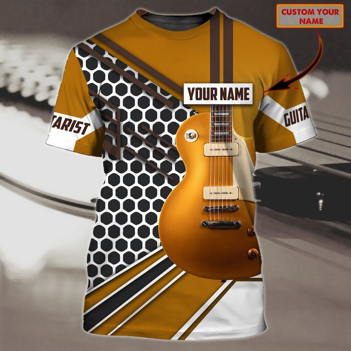Personalized Name Grumpy Old Guitarist 3D All Over Printed Clothes