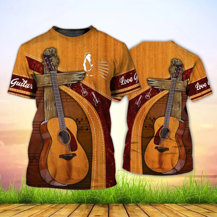 Guitar 3D T Shirt Hoodie For Men And Woman Sublimation Shirts For Guitar Lover