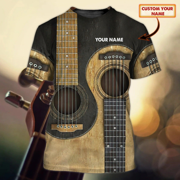 Personalized 3D All Over Printing Shirt For Guitar Lovers, Gift For Guitar Lovers, Sublimation Guitar Shirts