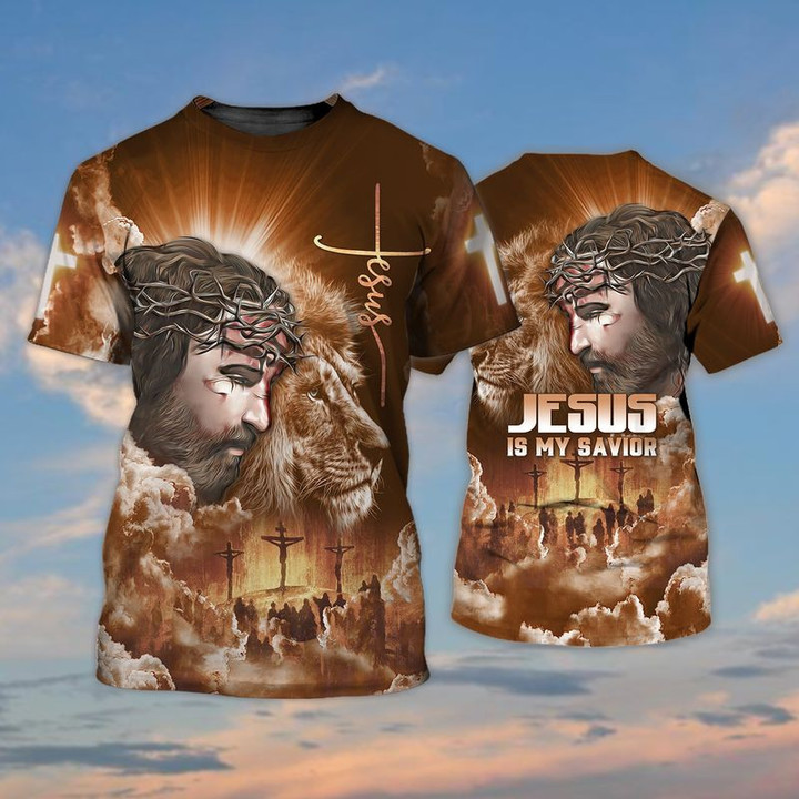 Christian Jesus 3D Full Print Shirt- God Bless 3D All Over Printed
