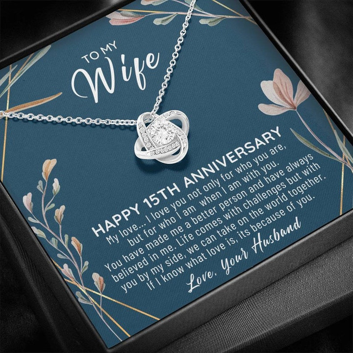 15th Anniversary Gift Necklace For Wife, 15th Wedding Anniversary, Gift For Her, Valentine's Day Gift