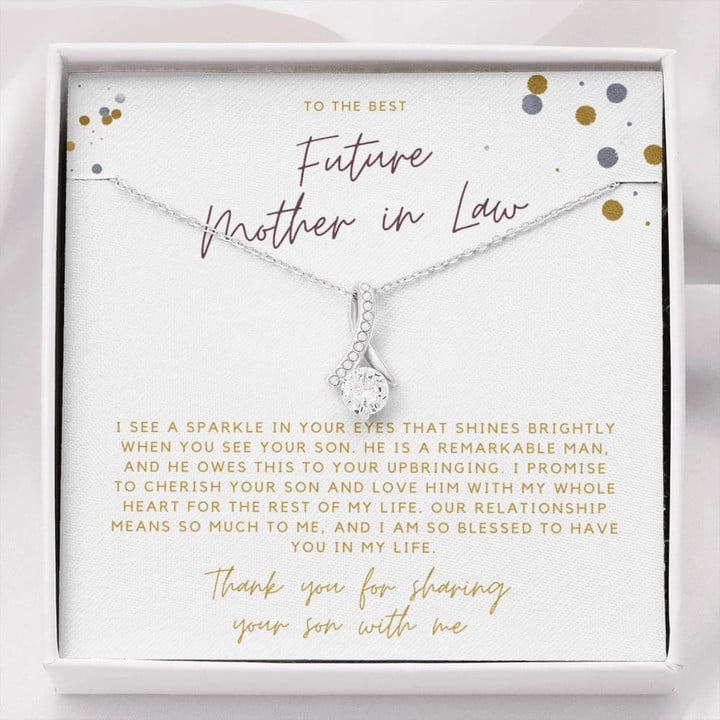 Gifts for Mom Mother of the Bride Necklace Mother of the Groom Gift From Bride Mother of the Bride Necklace Mother of the Groom from Bride