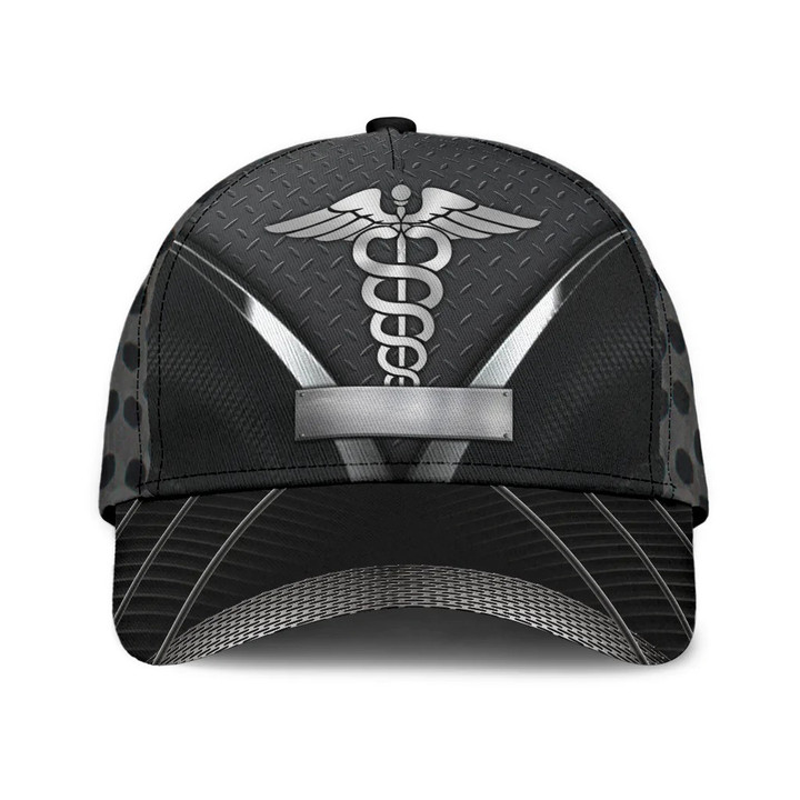 Personalized 3D Classic Cap for Nurse, 3D Nurse Hats for Men