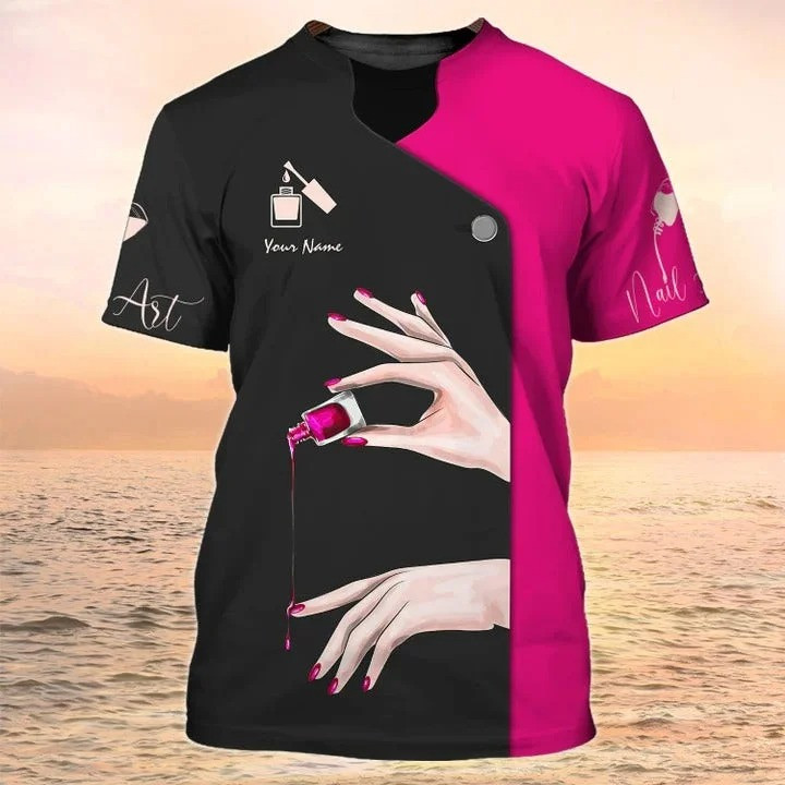 Customized Nail Technician Shirt Clothing for Manicurist, Nail Staff, Gift for Nail Day