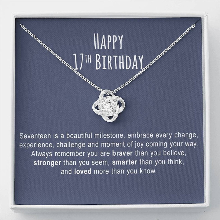 17th birthday girl, 17th birthday gift necklace, 17th birthday gift for her, 17th birthday gift for women, 17th birthday jewelry