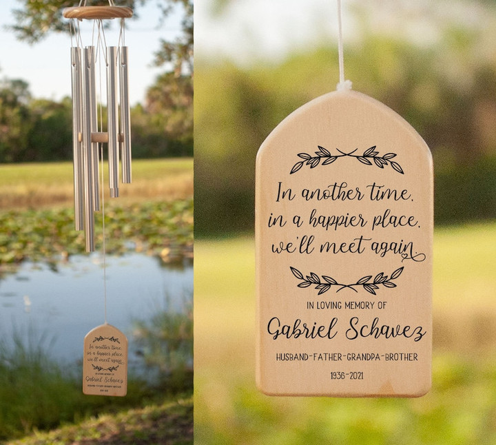 Personalized Wind Chimes, In Memory Wind Chime, Remembrance Wind Chime, Memorial Tribute Wind Chime, Bereavement Gift, In Memory