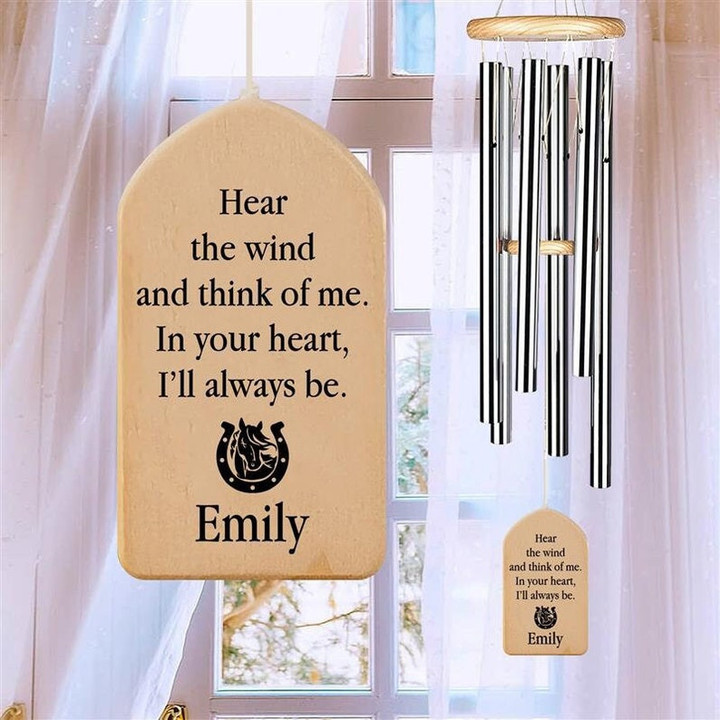 Loss of Horse Memorial Wind Chime, Personalized Horse Wind Chime, Horse Memorial Gifts, Horse Loss Gifts, Horse Memorial Wind Chime
