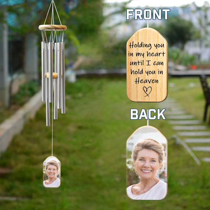 Memorial Wind Chime, Loss of Loved One Wind Chime, In Memory Of Gift, Grief Loss Gift, Remembrance, Sympathy Gift, I'll Hold You In My Heart