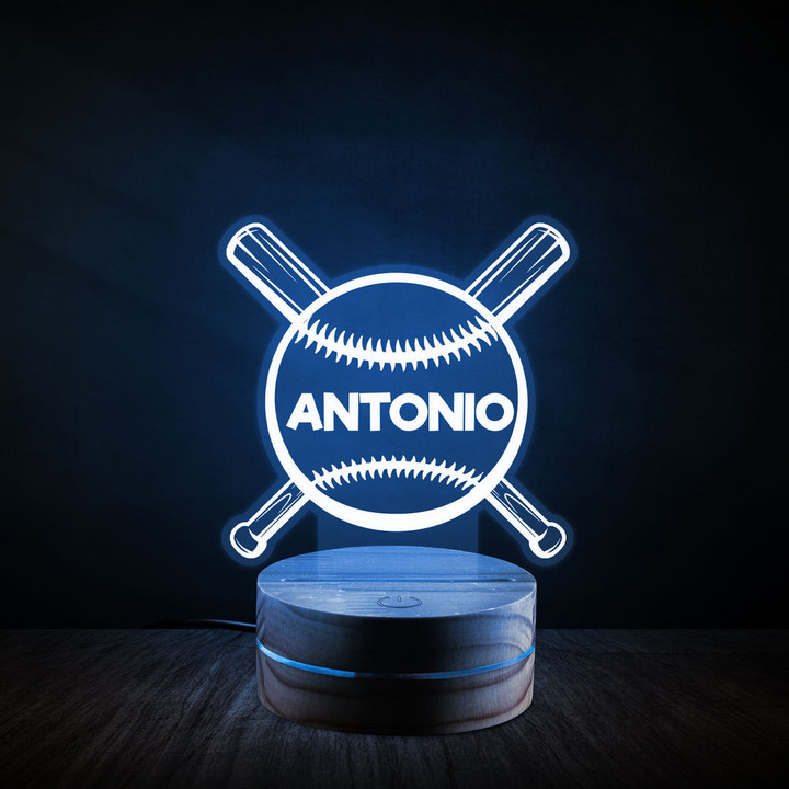 Personalized Sports Themed Night Light, Gift For Son and Daughter, Gift For Teenage, Decor For The Bedroom