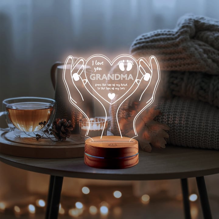 Grandma Mother's Day Gift - Grandma Lamp - Gift for Grandma - Night Light for Grandma Gift Idea