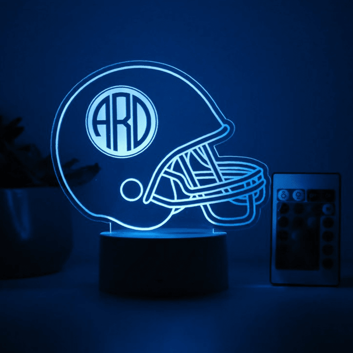 Football Night Light, Personalized Night Lights Kids, Bedroom Night Lights, Gift For Son, For Husband, For Team