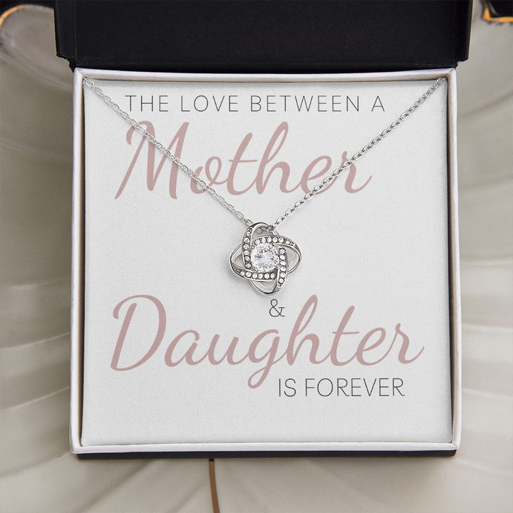 The Love Between a Mother & Daughter is Forever Mom Necklace, Perfect Gift for Daughter and Mom