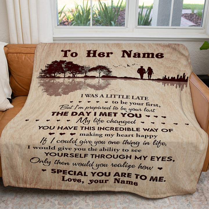 Customized Blanket for Wife, Throw Blanket for Her, Guitar Art You are special to me Blanket