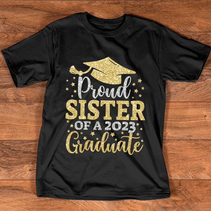 Personalized Pround Sister Of Graduate 2023 Gradutation Day, Yearbook Clothes For Sister