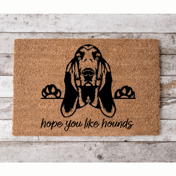 Hope You Like Hounds Welcome Doormat Gift for Dog Owner Pet Lover Housewarming Gift