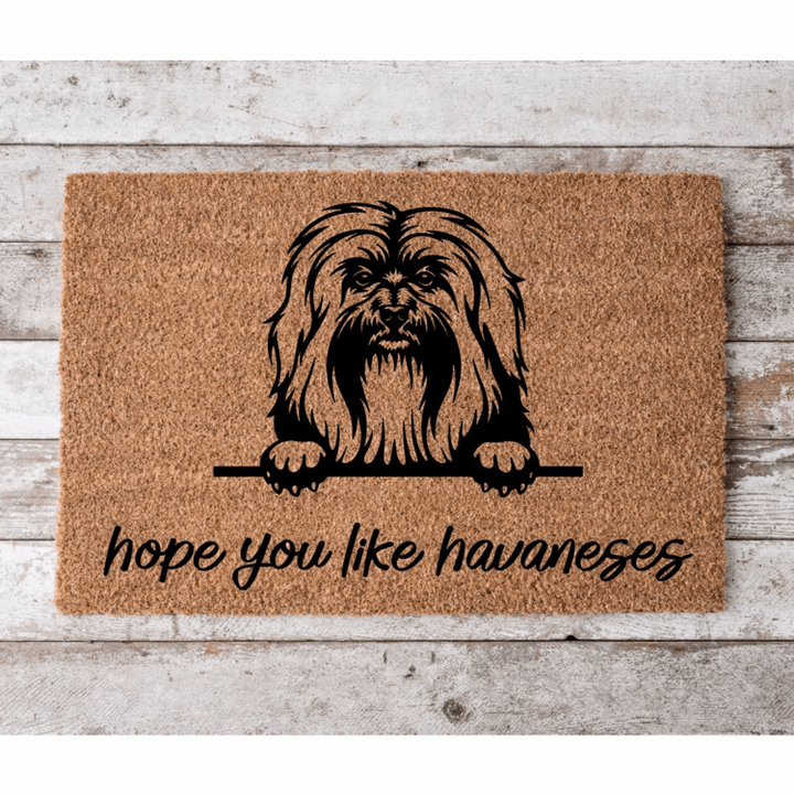 Hope You Like Havaneses Welcome Doormat Gift for Dog Owner Pet Lover Housewarming Gift
