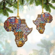 African American Acrylic Ornament for Back Women, Black Men