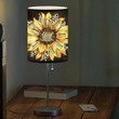 Van Gogh Background Sunflowers God says you are Jesus Table Lamp for Living Room