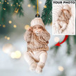 Custom Photo Ornament Christmas - Baby Cute for Baby New Born Christmas Gift