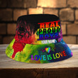 LGBT Pride Real Proud Boys Love is Love Bucket Hat Bucket Hat for LGBT Community