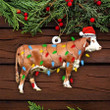 Personalized Hereford Cattle Christmas Ornament for Hereford Lovers Farmhouse Ornament
