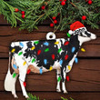 Personalized Holstein Cattle Farmhouse Christmas Ornament for Farmers