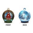 Locomotive Train Personalized Suncatcher Ornament