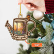 Personalized Garden Watering Can Christmas Suncatcher Ornament, Gift For Grandma, Gift For Mom