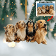 Customized Your Photo Ornament - Personalized Photo Mica Ornament - Christmas Gifts For Pet Lover