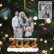 Family 2023 - Personalized Custom Photo Mica Ornament - Christmas Gift For Family, Family Members