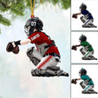 Personalized Beginner Baseball Players Two Sided Ornament, Gift for Boy Baseball Kids
