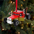 Truck Christmas Ornament, Truck Ornament For Christmas Tree Decor, Custom Flat Acrylic Ornament Gift For Trucker