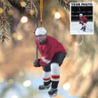 Hockey Christmas Ornaments - Personalized Custom Photo Mica Ornament - Christmas Gift For Sport Lovers