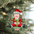 Baby First Christmas Upload Photo Personalized Acrylic Ornament