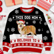 Personalized Christmas Pet Mom Dad Ugly Sweater, Upload Pet Photo Ugly Sweater Xmas Gift For Dog Cat Lovers