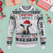 Holstein Merry Christmas Ugly Sweater Xmas, Custom Cow Ugly Sweatshirt Gift For Farmer Cow Lover