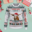 Texas Longhorn Moo Moo Moo Ugly Sweater Xmas, Custom Cow Ugly Sweatshirt Gift For Farmer Cow Lover