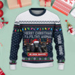 Black Angus Merry Christmas Ugly Sweater Xmas, Custom Cow Ugly Sweatshirt Gift For Farmer Cow Lover