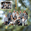 Customized Photo Ornament Family Forever V4 - Personalized Photo Mica Ornament - Christmas Gift For Family Members