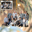 Customized Photo Ornament Family Forever V4 - Personalized Photo Mica Ornament - Christmas Gift For Family Members