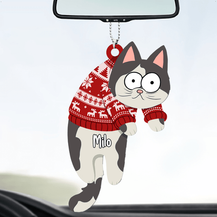 Have Yourself A Very Meowy Christmas - Cat Personalized Custom Car Ornament - Christmas Gift For Pet Owners, Pet Lovers