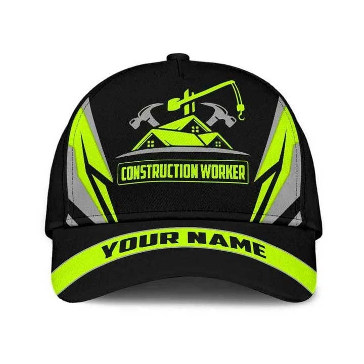 Personalized Construction Worker Tool Classic Cap for Men, Husband Hat ...