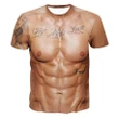 Muscle Letters Tattoo Shirt