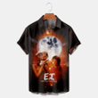 Men's Classic Movie Poster E.T Printed Shirt