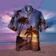 Men's Funky Hawaiian Coconut Print Short Sleeve Shirt Casual Shirt
