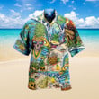 Eye-Catching Printing Cuban Collar Hawaiian Short Sleeve Shirt