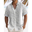 Trendy Vacation Short Sleeve Men's Shirt